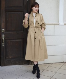 ジャケット・アウター herlipto Sleeveless Twill Trench Dress セール】Sleeveless Twill Trench Dress（トレンチコート）｜Her