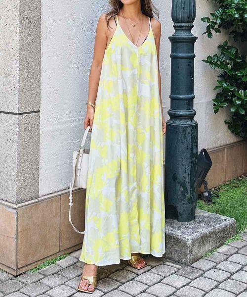 キャミソールフレアドレス（ドレス）｜esutoreja（エストレジャ）