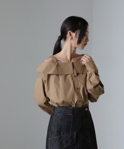 オフショルダー ホワイトシャツ 楽天市場】オフショルダー（カラーホワイト・胸囲（cm）100 ～ 103