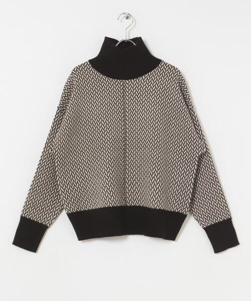 ITEMS URBANRESEARCH(アイテムズ アーバンリサーチ)の「ハイネックワイドニット(ニット/セーター・レディース・ブラック/ブラウン系その他/ホワイト系その他/ブルー系その他/オフホワイト/イエロー系その他/オレンジ・FREE)」の14枚目の写真