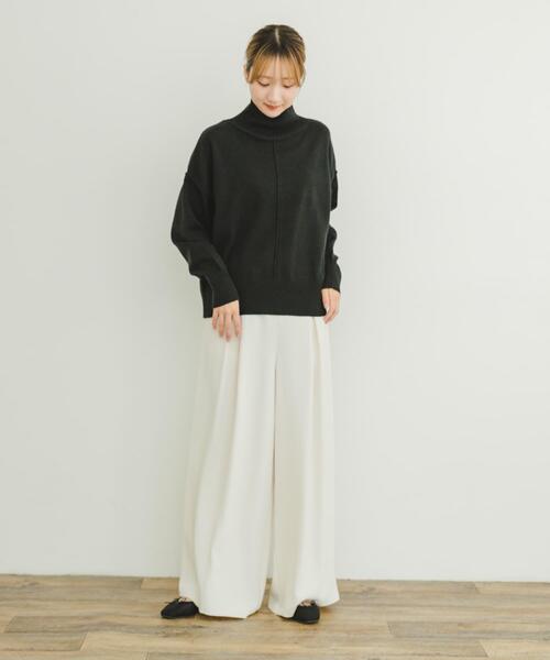 セール】ハイネックワイドニット（ニット/セーター）｜ITEMS