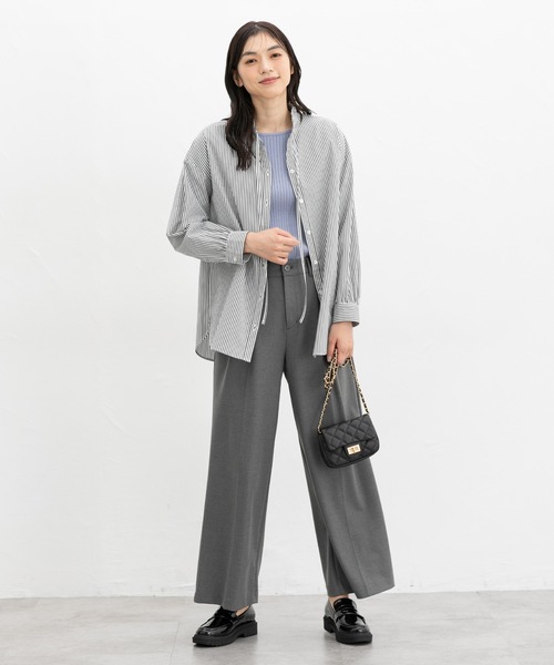 Honeys（ハニーズ）の「ラメ入りリブニット（ニット/セーター・レディース・ブルー/アイボリー/ブラック/グレイッシュベージュ・S/M/L/LL）」の11枚目の写真