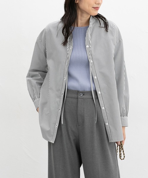 Honeys（ハニーズ）の「ラメ入りリブニット（ニット/セーター・レディース・ブルー/アイボリー/ブラック/グレイッシュベージュ・S/M/L/LL）」の12枚目の写真