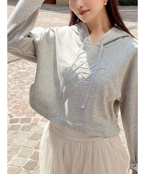 RESEXXY（リゼクシー）の「パフロゴスウェットプルオーバー（スウェット・レディース・グレー/ブラック/ホワイト・FREE）」の3枚目の写真