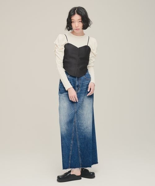 eL(エル)の「【eL】Glossy Bustier/151069(その他トップス・レディース・ブラック/ブラウン・FREE)」の16枚目の写真