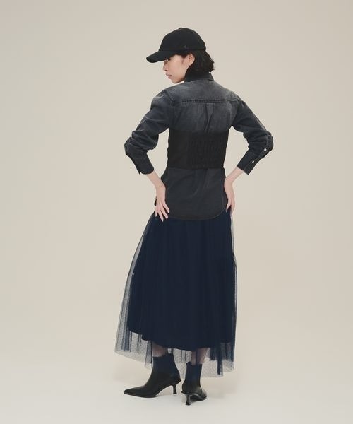 eL(エル)の「【eL】Glossy Bustier/151069(その他トップス・レディース・ブラック/ブラウン・FREE)」の9枚目の写真