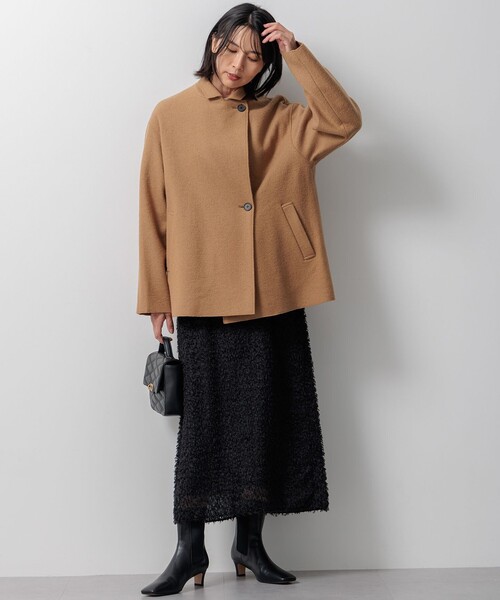 23区(ニジュウサンク)の「【洗える】ヘアリーカットジャカード スカート(スカート・レディース・ブラック系/ベージュ系・30/32/34)」の10枚目の写真