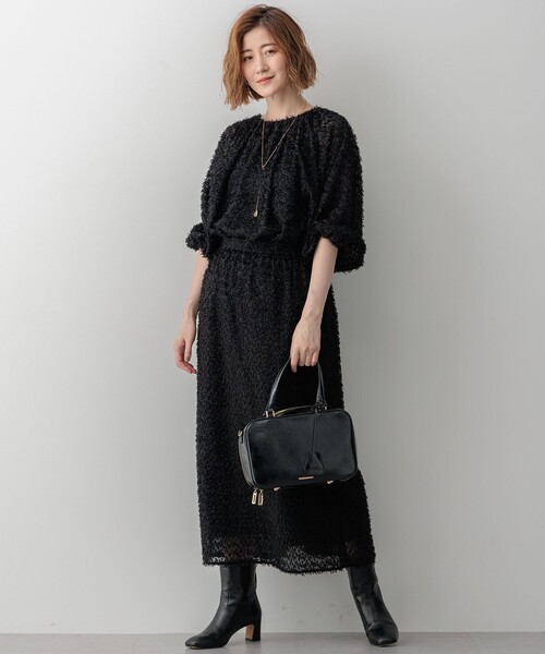 23区(ニジュウサンク)の「【洗える】ヘアリーカットジャカード スカート(スカート・レディース・ブラック系/ベージュ系・30/32/34)」の15枚目の写真