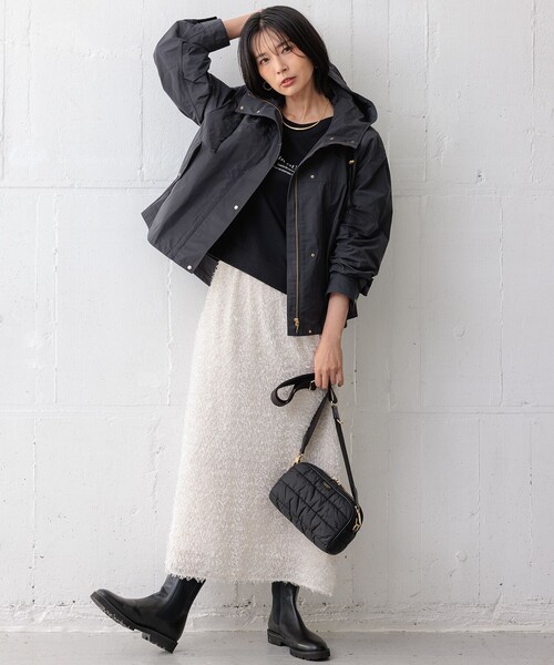 23区(ニジュウサンク)の「【洗える】ヘアリーカットジャカード スカート(スカート・レディース・ブラック系/ベージュ系・30/32/34)」の16枚目の写真