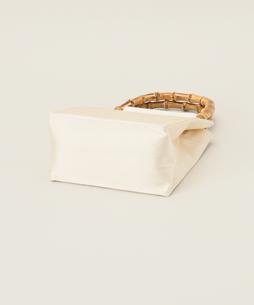 hai（ハイ）の「hai/ハイ Bamboo Bag（ハンドバッグ・レディース・ブラック/アイボリー・FREE）」の5枚目の写真