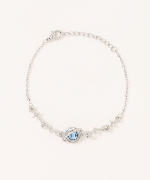 BARELY BLUE(ベアリーブルー)の「【 BARELY BLUE / ベアリーブルー 】 アース / スター シンプル シルバー ブレスレット(ブレスレット・レディース・シルバー系その他/シルバー・FREE)」の3枚目の写真
