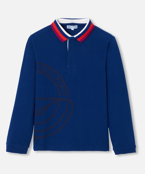 Jacadi ポロシャツワンピース 128cm JACADI ポロ ネイビー・ブルー 8A