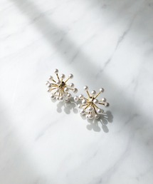 パールモチーフシャワーピアス