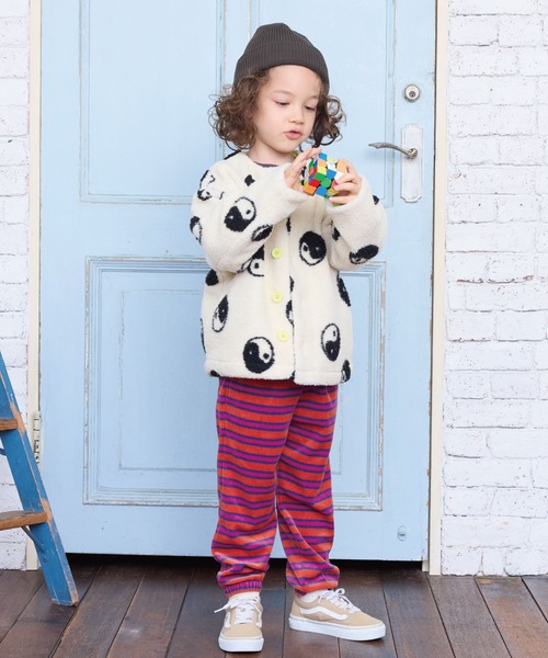 HOGAN RANCH WEAR（ホーガンランチウエア）の「ソウガラジャガードボアジャケット（その他アウター・キッズ・ライトブルー/ブラック/オフホワイト/レッド/オレンジ/ライトグリーン・90/100/110/120/80/130）」の11枚目の写真