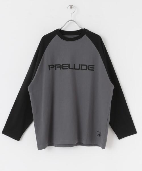 SENSE OF PLACE by URBAN RESEARCH(センスオブプレイスバイアーバンリサーチ)の「HONDA Raglan Long-Sleeve T-shirts(Tシャツ/カットソー・メンズ・チャコールグレー/ライトグレー・MEDIUM/LARGE)」の12枚目の写真