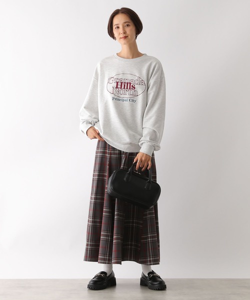 LEPSIM（レプシィム）の「アソートスエット　150326（スウェット・レディース・レッド/グレー系その他/杢グレー/グリーン/ネイビー・FREE）」の9枚目の写真