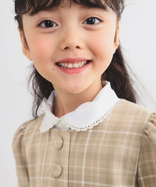 B:MING by BEAMS（ビーミングバイビームス）の「【フォーマル・セレモニー】 ボレロ 2025SS（100～130cm）（カーディガン/ボレロ・キッズ・ベージュ/ネイビー・130/120/110/100）」の7枚目の写真