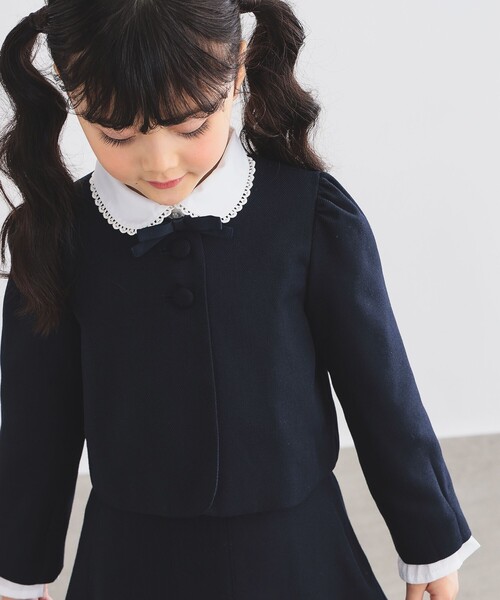 B:MING by BEAMS（ビーミングバイビームス）の「【フォーマル・セレモニー】 ボレロ 2025SS（100～130cm）（カーディガン/ボレロ・キッズ・ベージュ/ネイビー・130/120/110/100）」の11枚目の写真