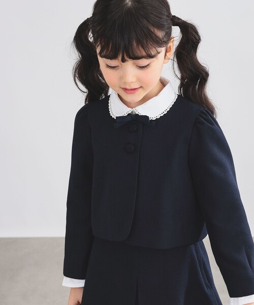 B:MING by BEAMS（ビーミングバイビームス）の「【フォーマル・セレモニー】 ボレロ 2025SS（100～130cm）（カーディガン/ボレロ・キッズ・ベージュ/ネイビー・130/120/110/100）」の14枚目の写真