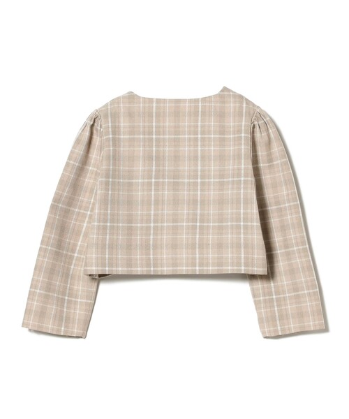 B:MING by BEAMS（ビーミングバイビームス）の「【フォーマル・セレモニー】 ボレロ 2025SS（100～130cm）（カーディガン/ボレロ・キッズ・ベージュ/ネイビー・130/120/110/100）」の22枚目の写真