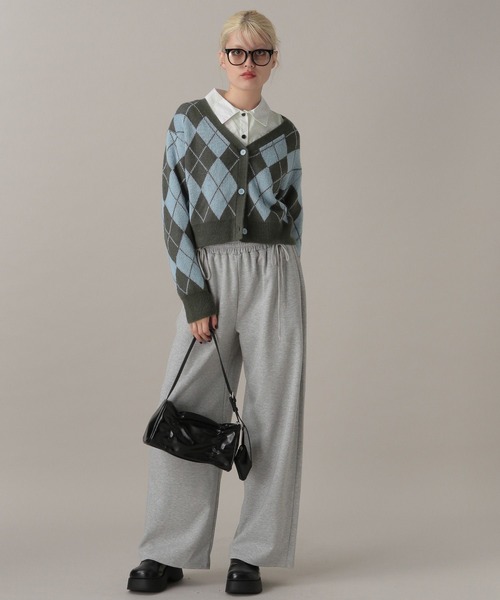 FOREVER 21（フォーエバー トゥエンティーワン）の「【2024FW】アーガイルニットカーディガン（カーディガン/ボレロ・レディース・ネイビー/グレー・FREE）」の11枚目の写真
