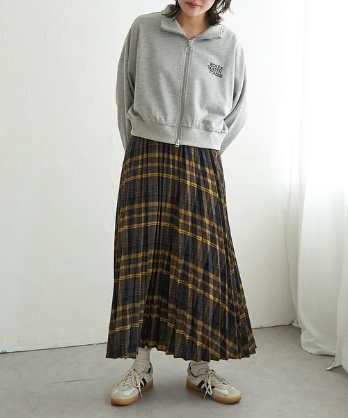 VENCEEXCHANGE（ヴァンスエクスチェンジ）の「裏毛ショートブルゾン（パーカー・レディース・グレー系その他/ブラック/ライトグレー/ネイビー・FREE）」の15枚目の写真