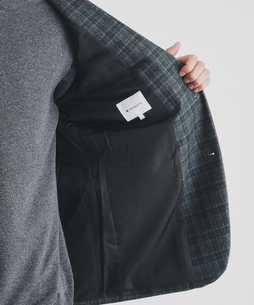 THE SHOP TK (ザ ショップ ティーケー )の「◆起毛TRジャージジャケット 【セットアップ可/ビジネス対応/ストレッチ】(テーラードジャケット・メンズ・ダークブラウン系1/グレー系その他2/ネイビー系1・02/01/04/03)」の11枚目の写真