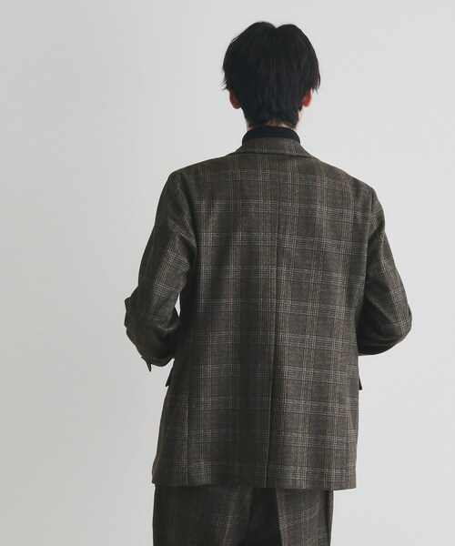 THE SHOP TK (ザ ショップ ティーケー )の「◆起毛TRジャージジャケット 【セットアップ可/ビジネス対応/ストレッチ】(テーラードジャケット・メンズ・ダークブラウン系1/グレー系その他2/ネイビー系1・02/01/04/03)」の13枚目の写真