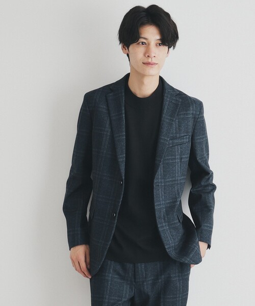 THE SHOP TK (ザ ショップ ティーケー )の「◆起毛TRジャージジャケット 【セットアップ可/ビジネス対応/ストレッチ】(テーラードジャケット・メンズ・ダークブラウン系1/グレー系その他2/ネイビー系1・02/01/04/03)」の16枚目の写真