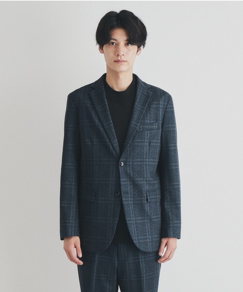 THE SHOP TK (ザ ショップ ティーケー )の「◆起毛TRジャージジャケット 【セットアップ可/ビジネス対応/ストレッチ】(テーラードジャケット・メンズ・ダークブラウン系1/グレー系その他2/ネイビー系1・02/01/04/03)」の21枚目の写真