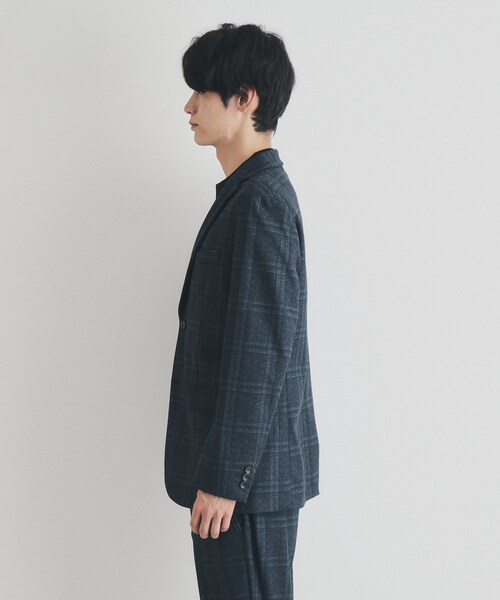 THE SHOP TK (ザ ショップ ティーケー )の「◆起毛TRジャージジャケット 【セットアップ可/ビジネス対応/ストレッチ】(テーラードジャケット・メンズ・ダークブラウン系1/グレー系その他2/ネイビー系1・02/01/04/03)」の22枚目の写真