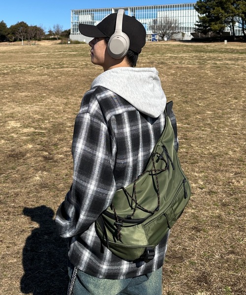 ADAMASTE（アダマスト）の「check shirt hoodie - チェックシャツフーディ（シャツ/ブラウス・メンズ・レッド/ブラック・MEDIUM/LARGE）」の3枚目の写真