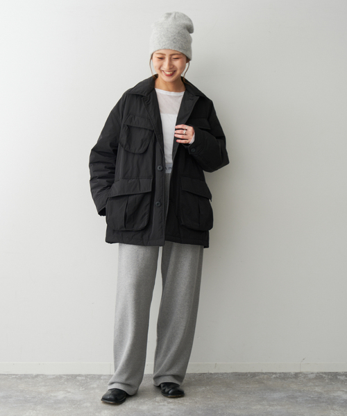 【ぎゅー】スピックアンドスパンタフタパデットファティーグジャケット　38 Spick & Span（スピックアンドスパン）の「PEタフタパデット