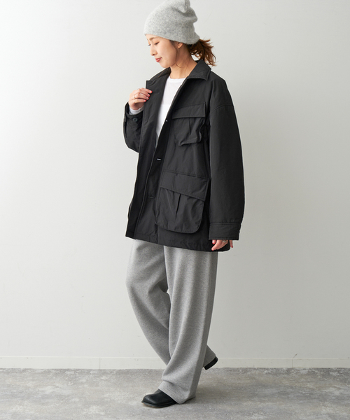 【ぎゅー】スピックアンドスパンタフタパデットファティーグジャケット　38 Spick & Span（スピックアンドスパン）の「PEタフタパデット