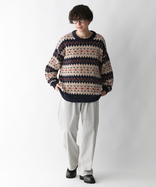 RAGEBLUE(レイジブルー)の「コーデュロイ/ワイドストレートバギーパンツ5P(スラックス・メンズ・ライトグレー/ブラウン/ダークグレー・SMALL/MEDIUM/LARGE)」の9枚目の写真