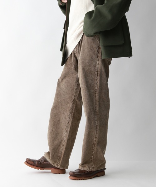 RAGEBLUE(レイジブルー)の「コーデュロイ/ワイドストレートバギーパンツ5P(スラックス・メンズ・ライトグレー/ブラウン/ダークグレー・SMALL/MEDIUM/LARGE)」の6枚目の写真