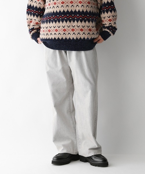 RAGEBLUE(レイジブルー)の「コーデュロイ/ワイドストレートバギーパンツ5P(スラックス・メンズ・ライトグレー/ブラウン/ダークグレー・SMALL/MEDIUM/LARGE)」の10枚目の写真