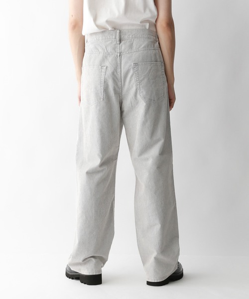 RAGEBLUE(レイジブルー)の「コーデュロイ/ワイドストレートバギーパンツ5P(スラックス・メンズ・ライトグレー/ブラウン/ダークグレー・SMALL/MEDIUM/LARGE)」の15枚目の写真
