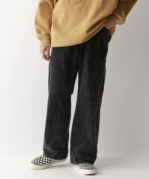 ERL コーデュロイ ワイドパンツ ダークブルー M trim_fce_item671f3e4018416.jpg