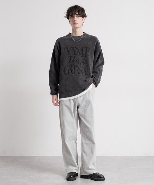 ERL コーデュロイ ワイドパンツ ダークブルー M セール】コーデュロイ/ワイドストレートバギーパンツ5P（スラックス