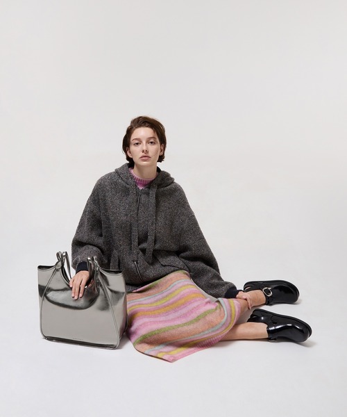 Sianna シアンナ クリンクルエフェクトスローチートートバッグ（トート