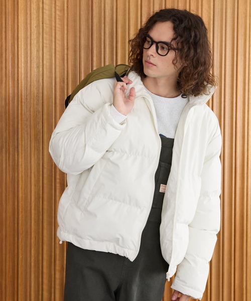 coca（coca）（コカ）の「ハイネック中綿ブルゾン（ブルゾン・メンズ・ブラック/アイボリー・XL/M/L）」の8枚目の写真