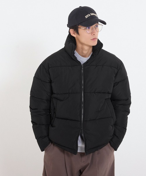 coca（coca）（コカ）の「ハイネック中綿ブルゾン（ブルゾン・メンズ・ブラック/アイボリー・XL/M/L）」の18枚目の写真