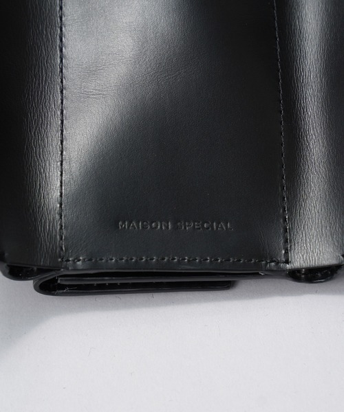 UNISEX》Metal Plate Trifold Wallet/メタルプレート三つ折り