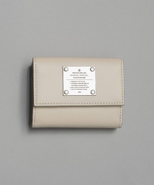 ♦️新品未使用♦️GAULTTERPaulGAULTTERメタルプレート折り財布 UNISEX》Metal Plate Trifold Wallet/メタルプレート三つ折り