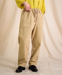 Brocante★ブロカント　ベージュ　コットンヘンプパンツ　サイズ2 Brocante｜リネン ヘリンボン コテブトン ジレ/ベスト 38-0232l