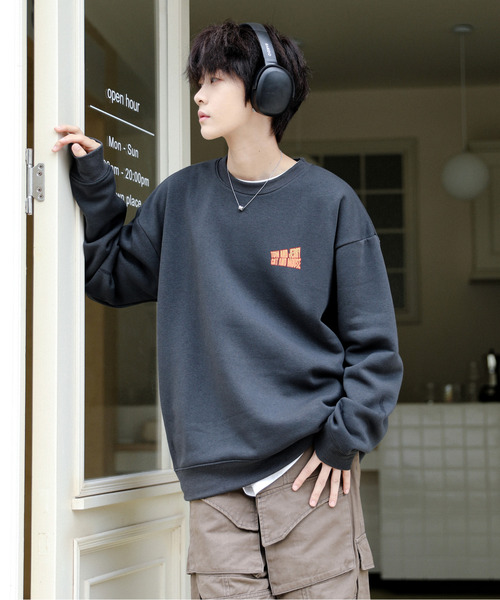 Tom&Jerry(トムアンドジェリー)の「【neos】TOM&JERRY トムとジェリー ルーズシルエット 裏起毛 ビンテージ ピグメントライク ロック スウェット トレーナー(スウェット・メンズ・ブラック系2/ブラック系1/ブラック系3・MEDIUM/LARGE/X-LARGE)」の19枚目の写真