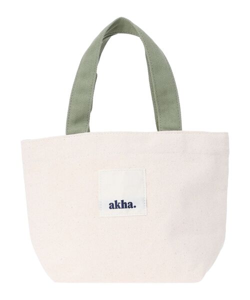 CRAFT STANDARD BOUTIQUE（クラフトスタンダードブティック）の「akha. キャンバスランチトート/ミニバッグ（トートバッグ・レディース・ライトピンク/グレー/ナチュラル/ターコイズブルー/ネイビー・FREE）」の11枚目の写真