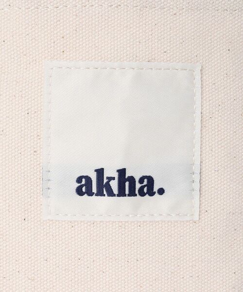 CRAFT STANDARD BOUTIQUE（クラフトスタンダードブティック）の「akha. キャンバスランチトート/ミニバッグ（トートバッグ・レディース・ライトピンク/グレー/ナチュラル/ターコイズブルー/ネイビー・FREE）」の14枚目の写真