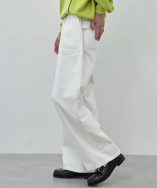 ENGINEERED GARMENTS ダックファティーグパンツ ベイカー 白 ENGINEERED GARMENTS ダックファティーグパンツ ベイカー 白